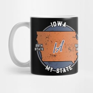 Iowa My State Patriot State Tourist Gift Mug